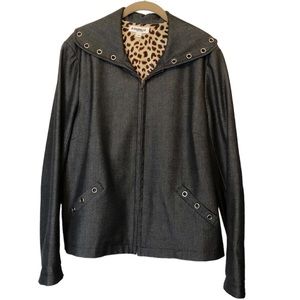 & Danielle New York Leopard Interior Jacket